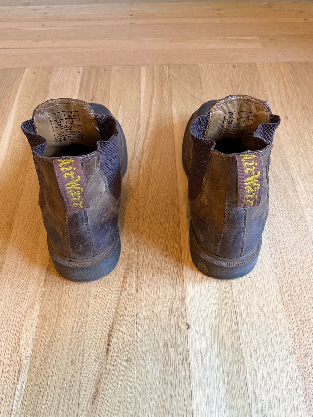 Women's Brown Chelsea Ankle Boots - Picture 6 of 10